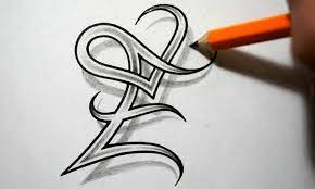 Letra e bonita - Ideas perfectas para tus mejores tatuajes | Letras para tatuajes, Abecedario lettering, Fuentes de letras para tatuaje