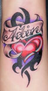 Baby Name Tattoo Heart Tattoos With Names Name Tattoo Designs Tattoos