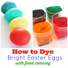 Tie dying with food color is a safe way to dye bandanas, tops and shirts that does not cause any harm to your body. Ultimate How To For Dying Easter Eggs With Food Coloring Skip To My Lou
