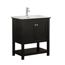 Upgrade your bathroom with stylistic bathroom vanities and tops. Fresca Bradford 30 In Bathroom Vanity In Black With Ceramic Vanity Top In White The Home Depot Canada