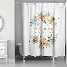 Floral scroll shower curtain $280.00 sale $168.00 Farmstead Fields Welcome Fall Floral Shower Curtain At Tractor Supply Co