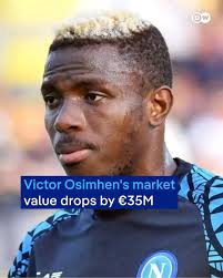 Osimhen leading the list despite the drop in value!