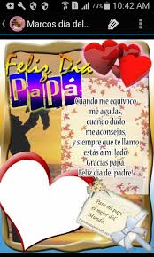 El 15 de junio (tercer domingo del mes de junio) se celebra en muchos países el día del padre, en honor a todos los papas del mundo! Marcos Para Dia Del Padre For Android Apk Download