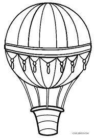 Free heart shaped hot air balloon coloring page printable. Hot Air Balloon Coloring Pages Free Printable Coloring Home