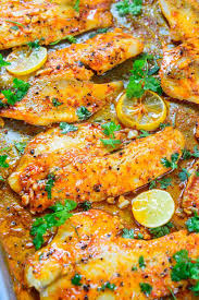 Diabetic recipes, 300 indian diabetic recipes. Lemon Garlic Baked Tilapia Recipe Step By Step Video Whiskaffair