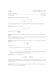 Eine komplexe matrix ist dagegen genau dann halbeinfach, wenn sie diagonalisierbar ist. 2
