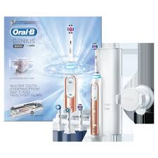 Check spelling or type a new query. Oral B Genius 9000 Rose Gold Electric Toothbrush 4 Heads 84 95 Melan Magazine