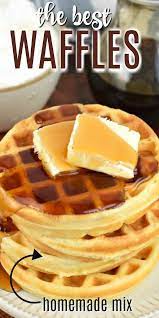 Homemade Waffles Homemade Waffles Waffle Mix Recipes Easy Homemade Waffle