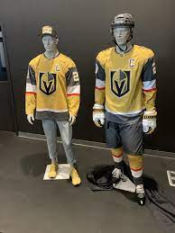 The team basically used the exact same template and design as their home and away jersey, just switched the primary colour to gold. Vegas Golden Knights Unveil Alternate 3rd Jersey Sinbin Vegas