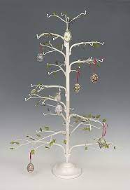 Tree has small green leaves and offers a delicate look with a sturdy design. Ornament Trees Wire Twig 36 Ornament Display Trees Metal Ornament Tree Ornament Display Ornament Tree Display