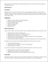 As one of the three sous chefs, i was. 1 Junior Sous Chef Resume Templates Try Them Now Myperfectresume