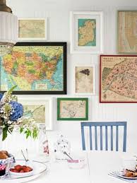 Decorating With Maps Decor Home Diy Framed Maps