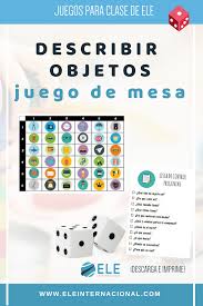 El objetivo en este juego es colonizar la isla acumulando puntos. Actividad Para Describir Objetos Juego De Mesa Para Describir Objetos En Cl Juegos De Lenguaje Actividades De Nombres En El Preescolar Ejercicios De Escritura