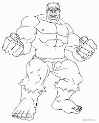 The coloring page has hulk standing on a wooden plank or stairs trying to catch the hulk is a fictional character or superhero that appears in comic books published by marvel comics. Free Printable Hulk Coloring Pages For Kids