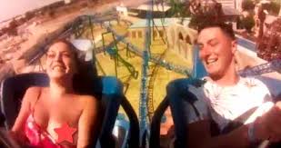 Fail compilation february 2012 | week 1. Girl Rides A Roller Coaster Without A Bra