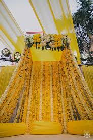 Shaadiwish Marigolddecor Indianwedding Decorideas Decoratingideas Weddingdecor Wed Wedding Backdrop Decorations Indian Wedding Decorations Mehndi Decor