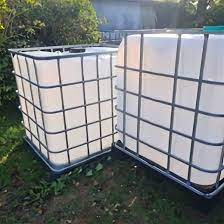 La cuve ibc d'interplast s'utilise pour la récupération des eaux pluviales destinées à l'arrosage du jardin. Cuve 1000 Litres D Occasion Plus Que 4 A 60