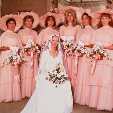 Sometimes you see a wedding gown and can't even put your finger on why it looks so great. A Cultural History Of Ugly Bridesmaids Dresses Racked