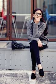 Korean Fashion Nerdy Office Smart Casual Kfashion Kstyle Geek Chic Fashion Fashion Korean Fashion
