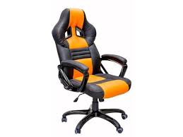 I bought this chair to replace an old broken down office chair i had been using for my computer desk. Viscologic Yaris Thick Padded Gaming Chair Black Orange Newegg Com