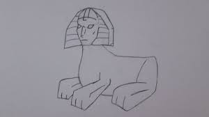 Steps of drawing a toucan. How To Draw The Sphinx Of Giza Youtube