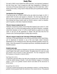 Study Plan Sample Copy Study Plan Study Plan Template Study In China