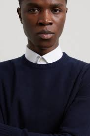 Dark Navy Cashmere Sweater