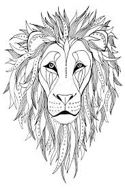 Lion Face Coloring Pages Lion Coloring Pages Lion Drawing Animal Coloring Pages