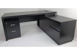 The oxford black executive desk is a crate and barrel exclusive. Quality Executive Office Corner Desk In Black Ash Bg856