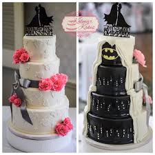 Surprise Batman Wedding Cake For The Groom Batman Weddingcake Cakes Batman Wedding Cakes Batman Wedding Big Wedding Cakes