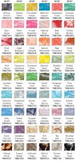 new color swatch chart for tim holtz distress inks