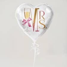 Helium 18 foil round balloon happy birthday party fun toys kids balloons. Pacster Helium Herz Folienballon Mit Mr Mrs Aufdruck Zur Hochzeit