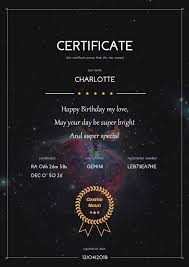 Name A Star Certificate Template Free New Certificate Star Dannybarrantes Template Certificate Templates Certificate Names