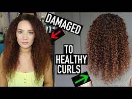 10 Easy Steps For Beginners To Transition From Heat And Chemical Damaged Hair To Naturally Curl Curly Hair Styles Naturally Curly Hair Styles Curly Girl Method