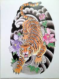 Japanese Tiger By Robert Hutchinson Via Behance Japanese Tiger Tattoo Japanese Tattoo Japanese Tiger