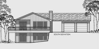 To set the house at a specific elevation. Sloping Lot House Plans Hillside House Plans Daylight Basements