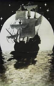 On A Beach With Rum Pirate Ship Pirate Art Pirate Life