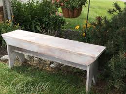 This bench was super easy & inexpensive to make. Diy Farmhouse Bench Create And Babble