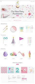 Party Accessory Store Website Template Party Accessories Store Wix Templates Website Template