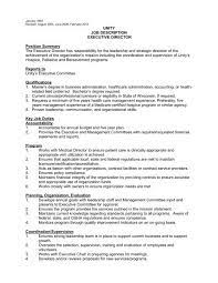 Executive directors fill the key administrative leadership role for their organization and lead the responsibilities include motivating staff, overseeing finances, and working to create the most nonprofit ceo job description sample. Unity Job Description Executive Director Position