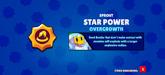 Can you guess the inspiration used for sprout? Sprout First Star Power Brawlstars