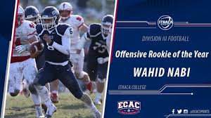 Record of leadership and above average academic performance; Ecac Announces Diii Football Major Awards All Ecac Teams Ecac