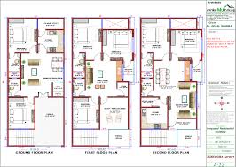 These clever small plans range from 1,000 to 1,100 square feet and include a variety of layouts and floor plans. 22x50 Home Plan 1100 Sqft Home Design 2 Story Floor Plan