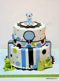 Frogs Snails And Puppy Dog Tails Dog Cakes Baby Shower Cakes Cake