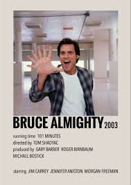 Bruce Almighty By Millie Film Posters Minimalist Movie Posters Vintage Minimal Movie Posters