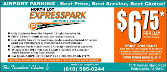 Discount Coupon Phl Parking At Expresspark North Lot Philadelphia Airport Airport Parking North