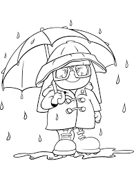 This is a set of activities to encourage awareness of 9 different kinds of weather for preschool, prek and early kindergarten children.important. Rain Coloring Pages Download And Print Rain Coloring Pages