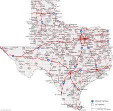 Stato federato degli stati uniti d'america (it); Map Of Texas Cities Texas Road Map