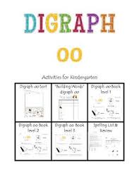 Digraph Oo Packet Digraph Phonics Words First Grade Phonics