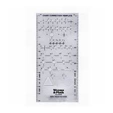 Weems Plath Chart Correction Template